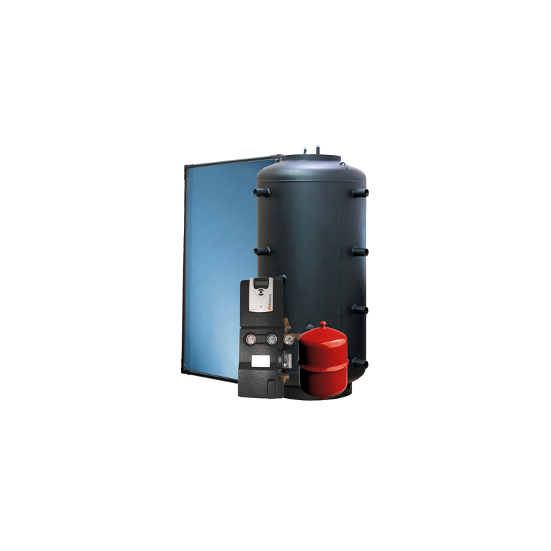 Kit SSC chauffage solaire combiné - 500L & 150L ECS instantanée Kit SSC chauffage solaire combiné - 500L & 150L ECS instantanée