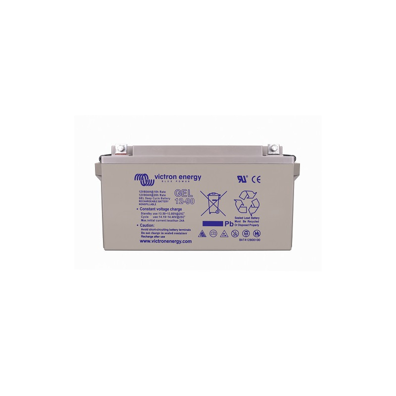 Batterie étanche Victron GEL 12V 90Ah (C20) Batterie étanche Victron GEL 12V 90Ah (C20)