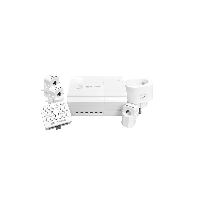 Comwatt Pack Compact - Gestionnaire d'énergie intelligent avec objets connectés Comwatt Pack Compact - Gestionnaire d'énergie intelligent avec objets connectés