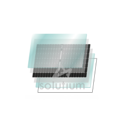 Module Solutium 500Wc bi-verre bifacial