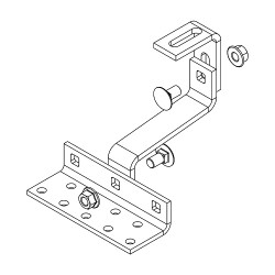 K2 Crochet SolidHook Vario 2 pour tuiles flamandes (Solidrail)