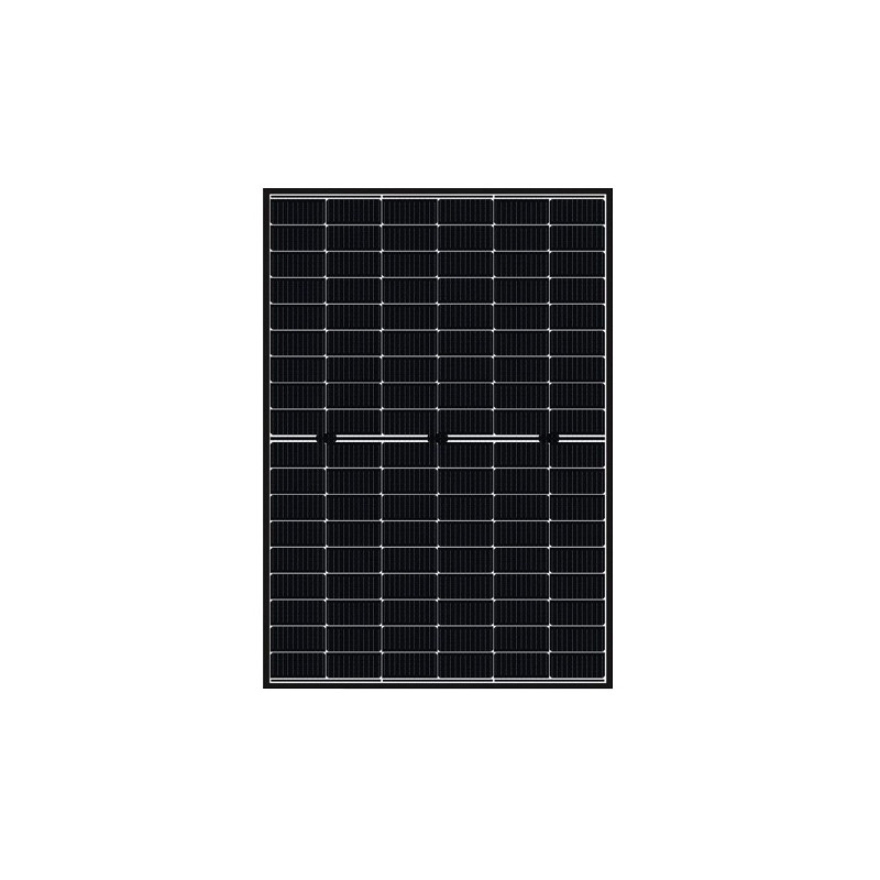 Module Solutium 425Wc bi-verre bifacial - fond transparent