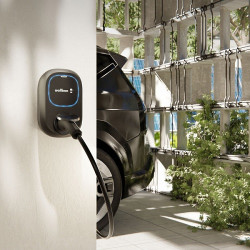 Wallbox borne de recharge pour VE Pulsar Plus Socket 7.4 kW - 22 kW Noire