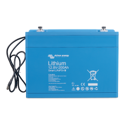 Batterie étanche Victron LiFePO4 12,8V 200Ah BMS - Smart