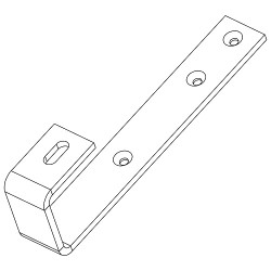 K2 Crochet de toit SlateTile pour tuiles ardoise (Solidrail)