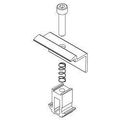 K2 Bride extérieure noire pour MiniRail ou Dome 6.10/Xpress - cadre 30-50mm