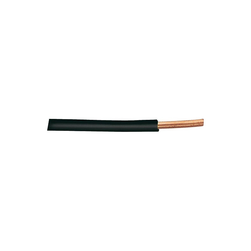 Câble cuivre souple double isolation - 1 x 25mm² - noir Câble cuivre souple double isolation - 1 x 25mm² - noir