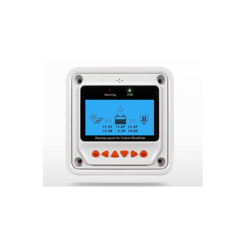 Ecran de contrôle amovible Victron pour régulateur de charge PWM BlueSolar Ecran de contrôle amovible Victron pour régulateur de charge PWM BlueSolar