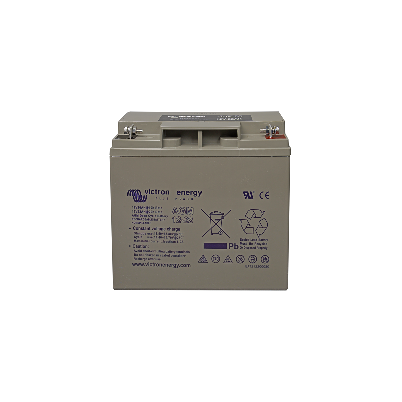 Batterie étanche Victron AGM 12V 22Ah (C20) Batterie étanche Victron AGM 12V 22Ah (C20)