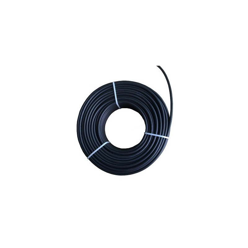 Câble spécial solaire certifié TUV 6mm² - 100 mètres - noir Câble spécial solaire certifié TUV 6mm² - 100 mètres - noir